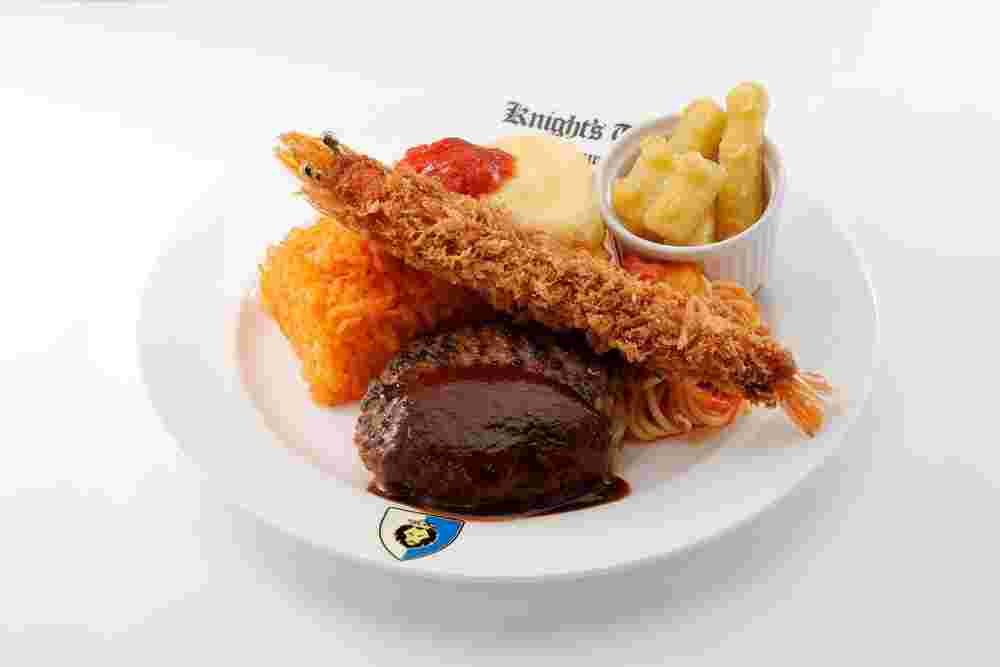 レゴランドの食事で人気のある大人のお子様ランチ