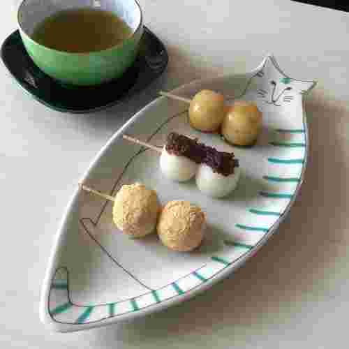 白玉を使った串団子