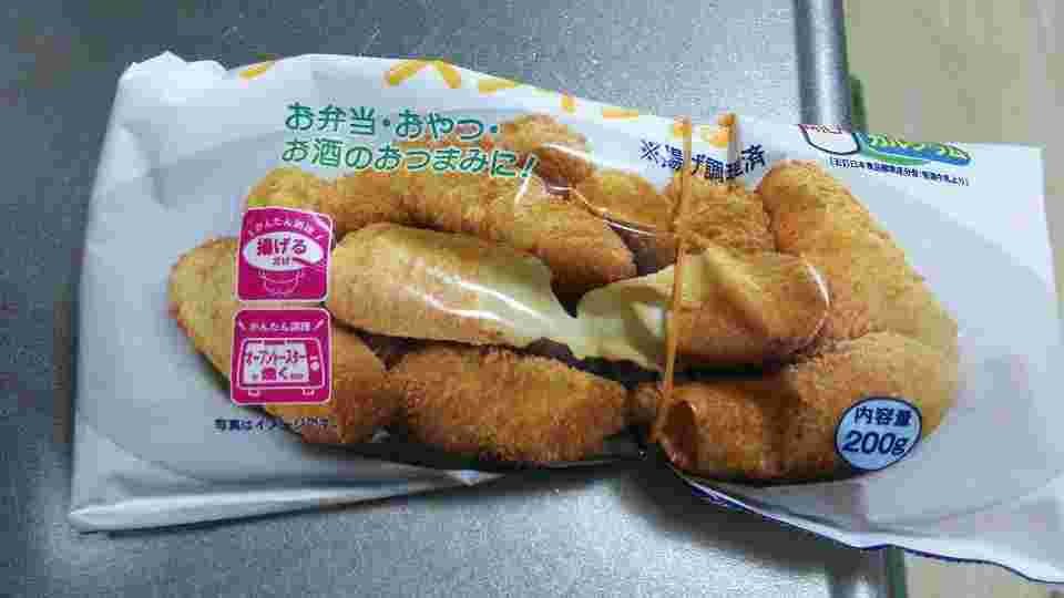 残った業務スーパーのチーズフィンガー