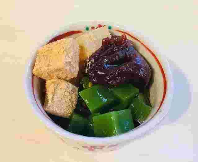 業務スーパーのわらび餅を使ったパフェ