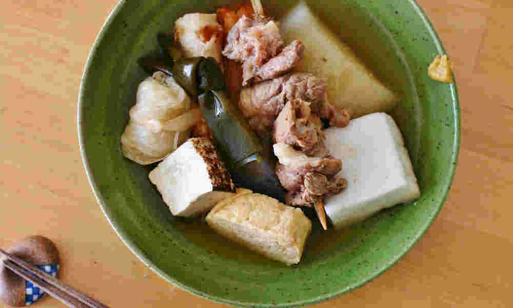 業務スーパーの牛すじ肉を使った関西風おでん