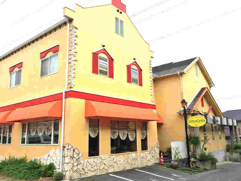姫路のパンケーキを扱うお店CottonCandyの外観