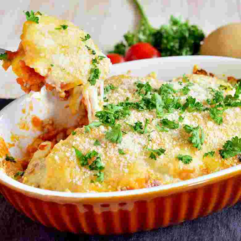 【業務スーパーのひき肉を使ったおすすめレシピ】ひき肉のグラタン風