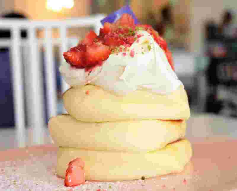 姫路のCafe Reiで提供されているパンケーキ