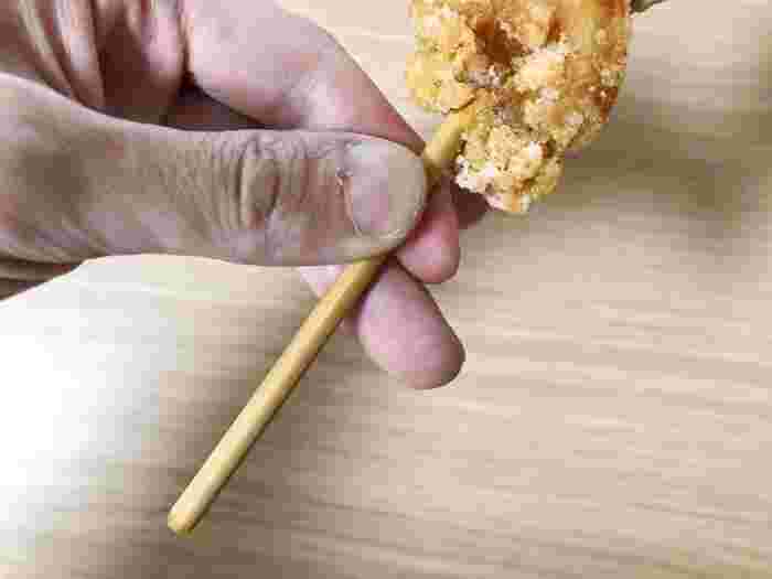 手が汚れないからあげ棒