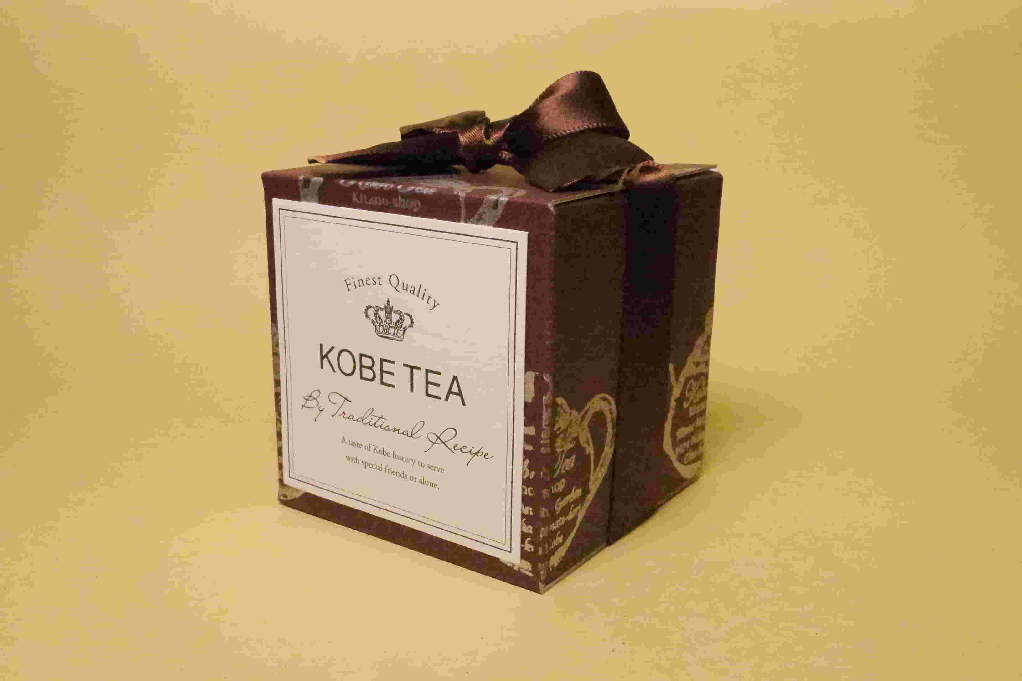 神戸紅茶北野店のブラウンパッケージのチョコレーティー