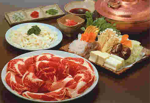 朝鮮飯店のしゃぶしゃぶの画像