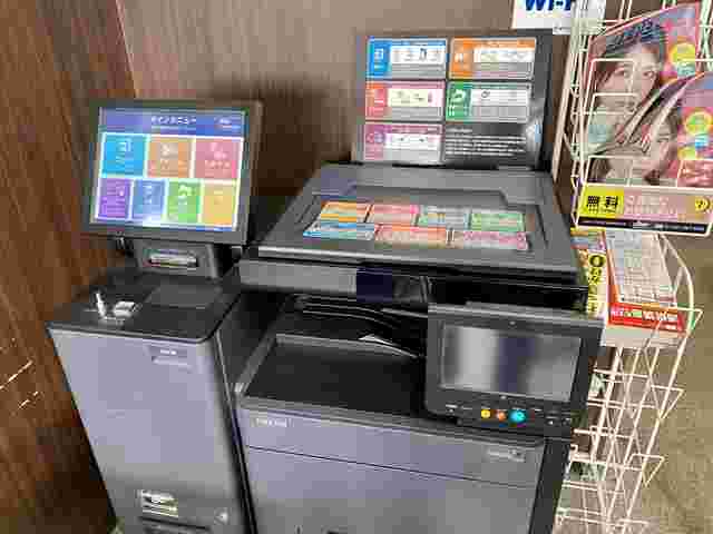 コンビニ・デイリーヤマザキにあるFAX