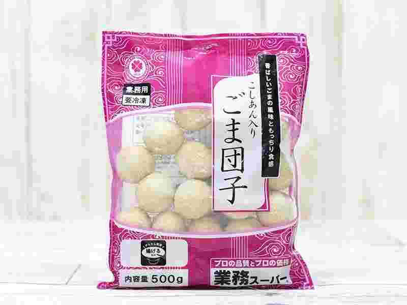 業務スーパーのごま団子の冷凍パック