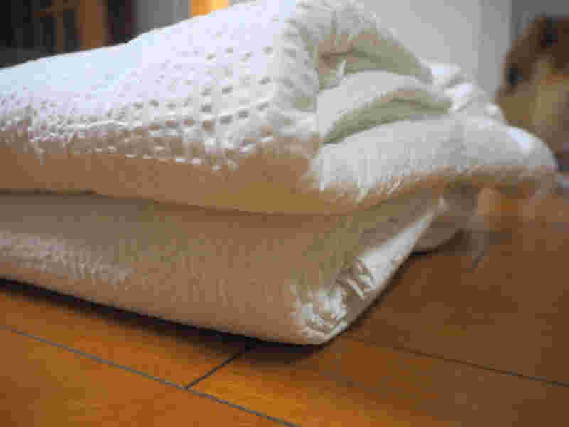 無印の薄掛羽毛布団