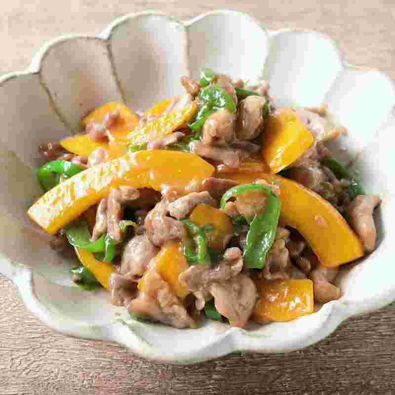 コリンキーと豚肉のオイスターソース炒め