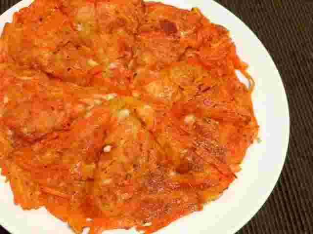 もちもち人参チーズ焼き
