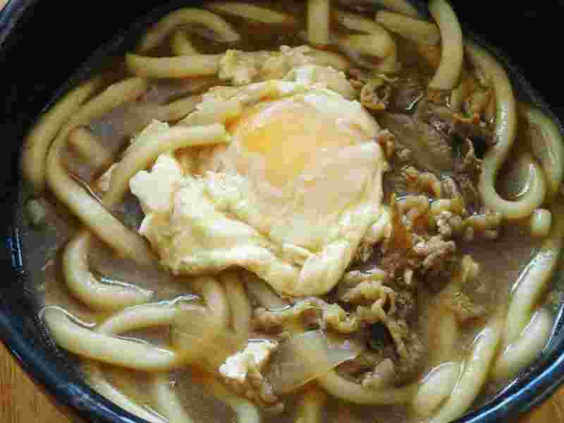 すき家の冷凍牛丼を使ったカレーうどん