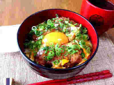 シイラの切り身で作ったカツ丼