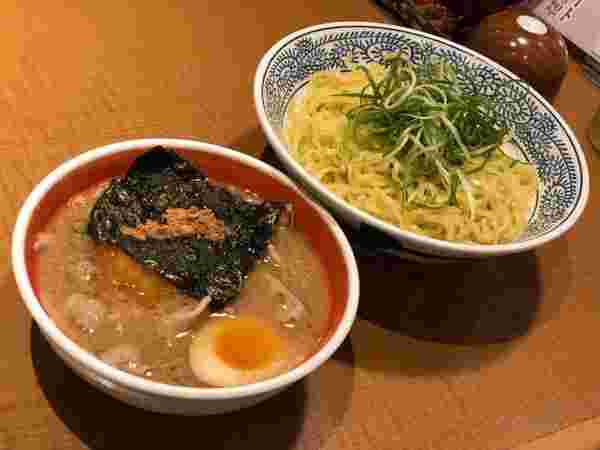 丸源ラーメンの熟成醤油肉そばつけ麺の画像