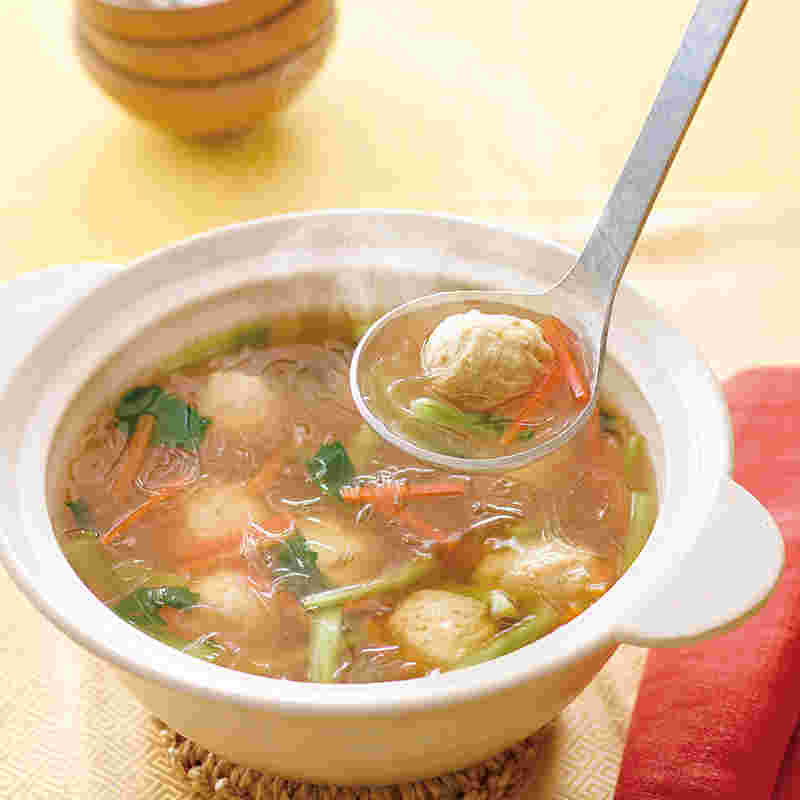 誕生日にもおすすめな鶏だんごの中華スープ
