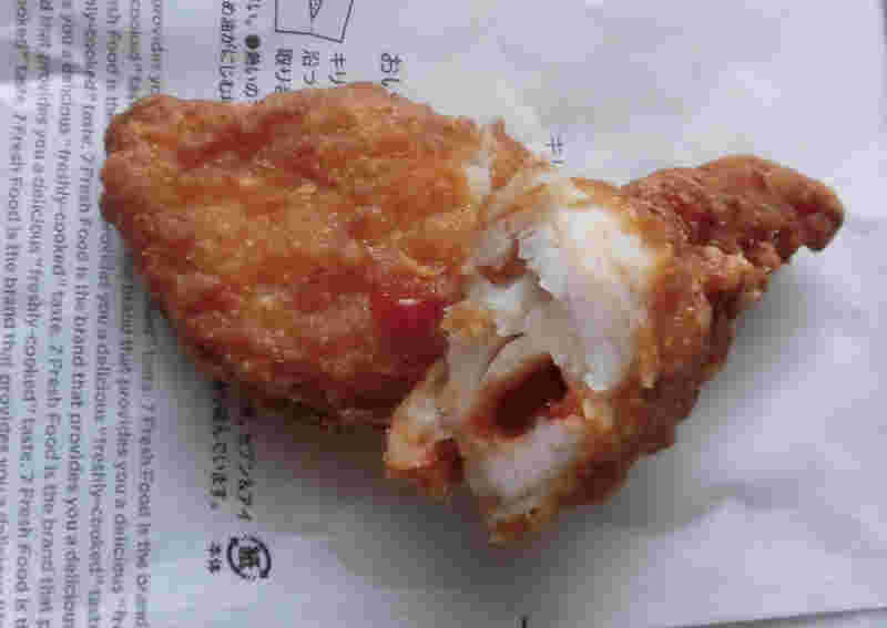 コンビニセブンイレブンのソースinチキン（バーベキュー）