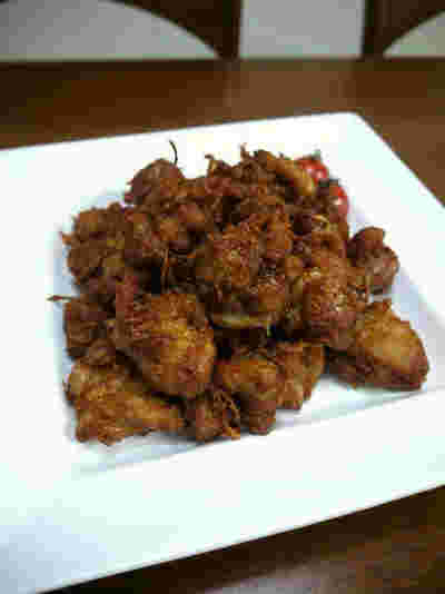 紅しょうがの唐揚げ