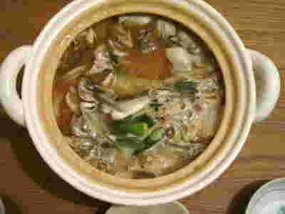 ハタハタの味噌鍋の画像
