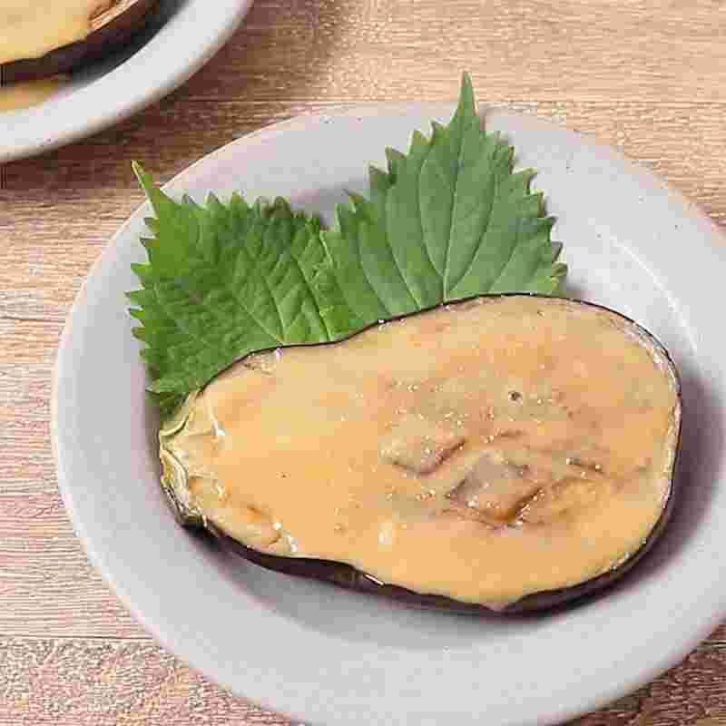 白みそで米ナスの田楽