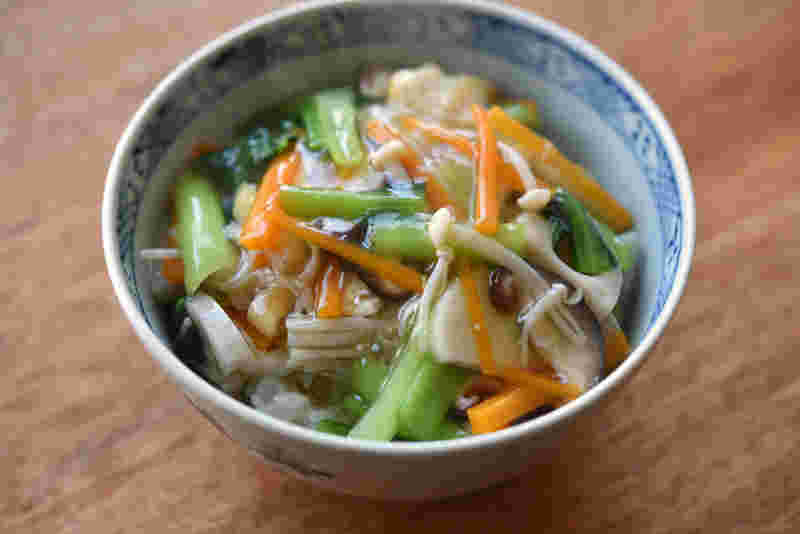 野菜あんかけ丼