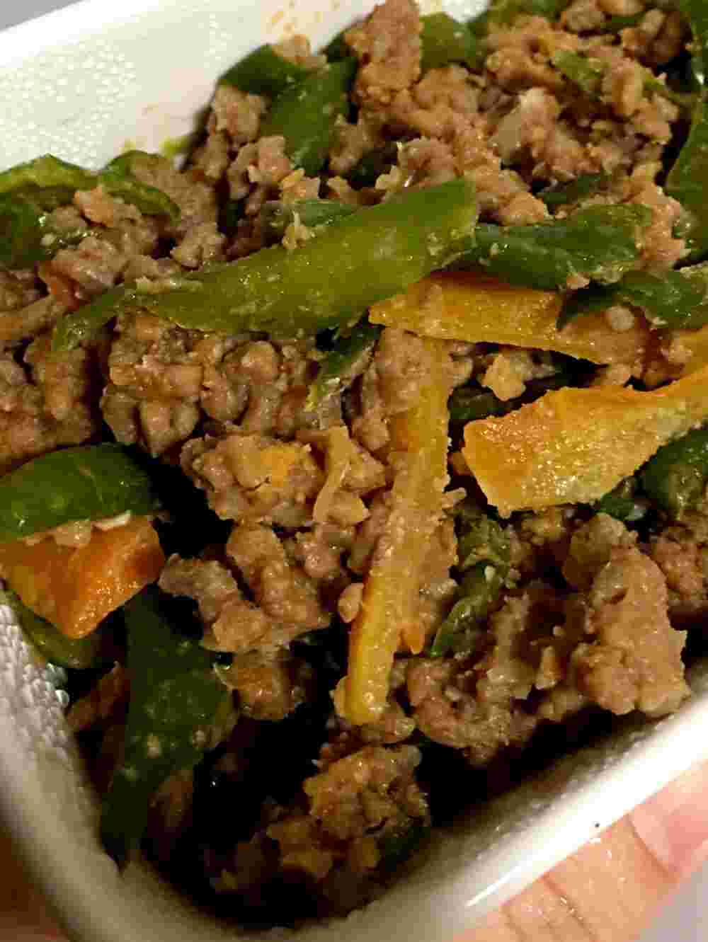 万願寺とうがらしの肉みそ