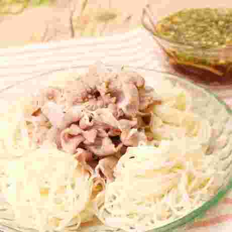 青唐辛子つけだれそうめん
