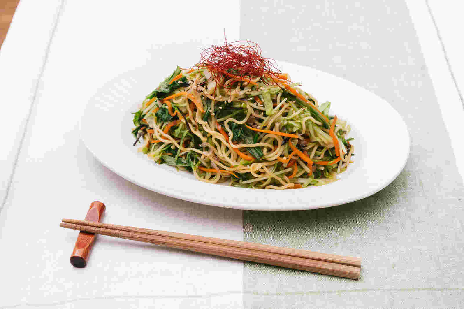大盛りの焼きそば