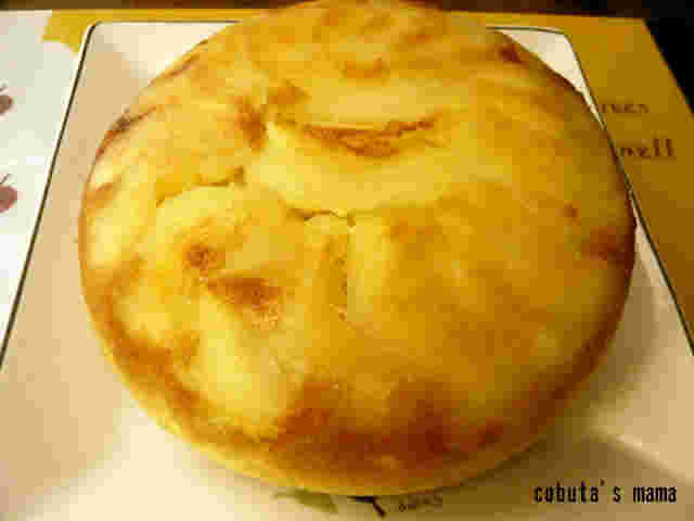 炊飯器でできる梨ケーキ