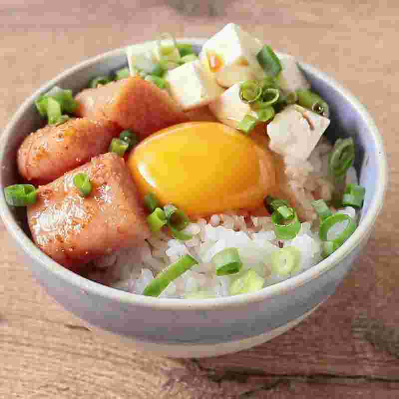 明太チーズ卵かけご飯