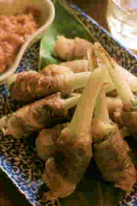 エシャレットの大葉肉巻き