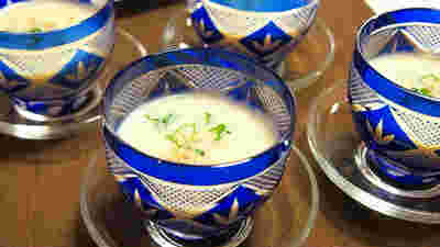 ハンドブレンダーで作った茄子の和風ポタージュ