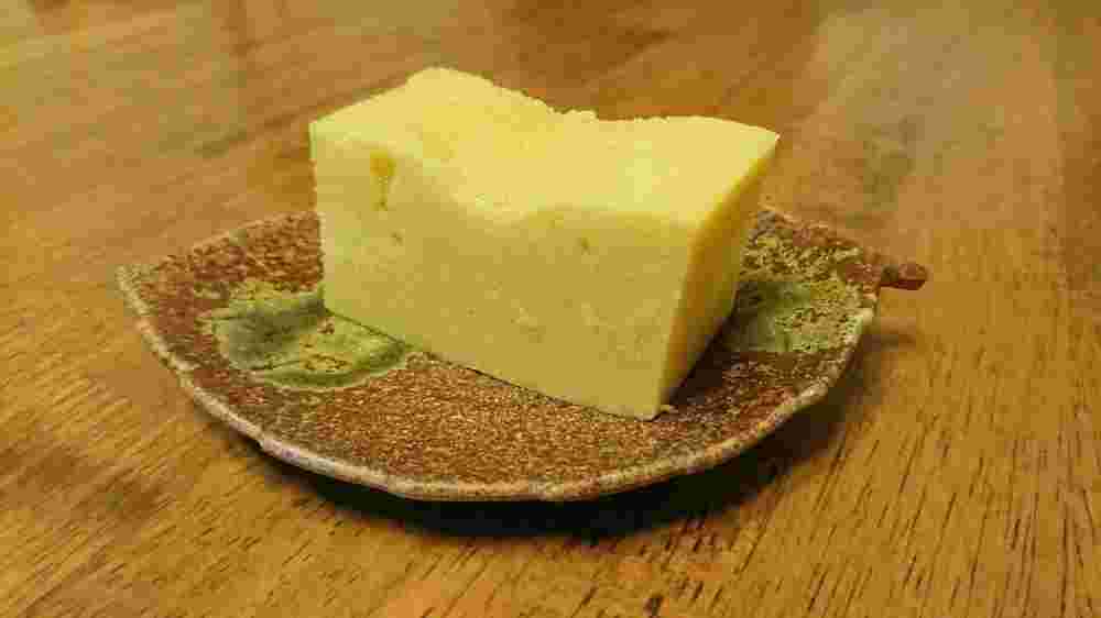 白玉粉を使用した栗の和風ケーキ