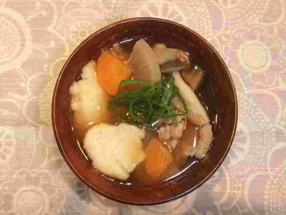 豆腐入りすいとん