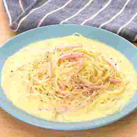 カッペリーニで作る冷たいコーンクリームパスタ