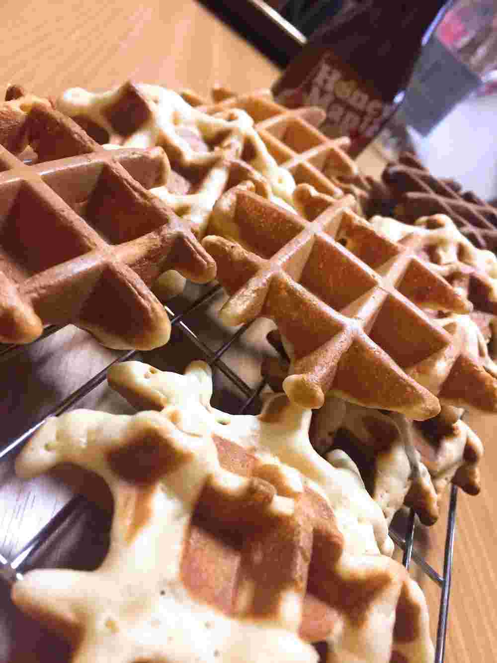 ホットケーキミックスで作るサクサクワッフル