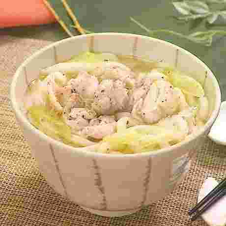 冷凍うどんを使った鶏塩うどんのレシピ画像