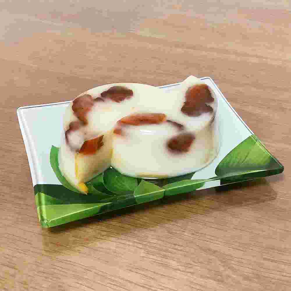 牛乳かん〜干柿と柚子
