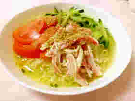 カニマヨ中華風冷やしラーメン