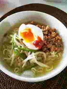 ビビンバ風冷やしラーメン