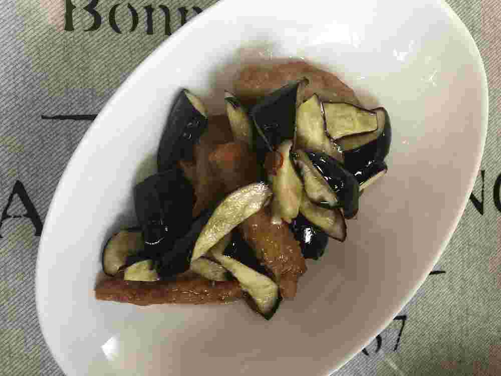 ナスとさつま揚げ煮物