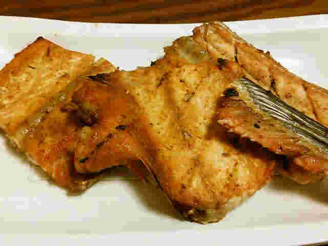 生秋鮭のグリル焼き