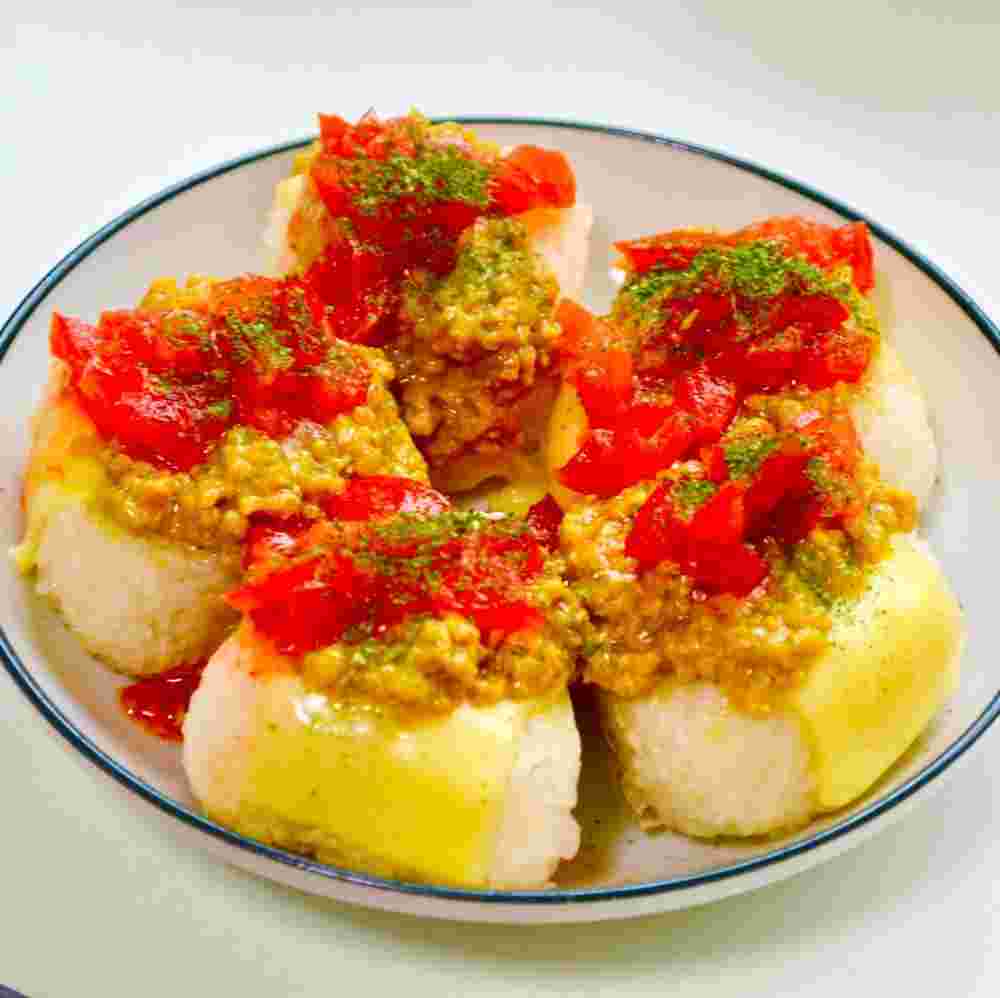 サルサソースを使った焼きおにぎり