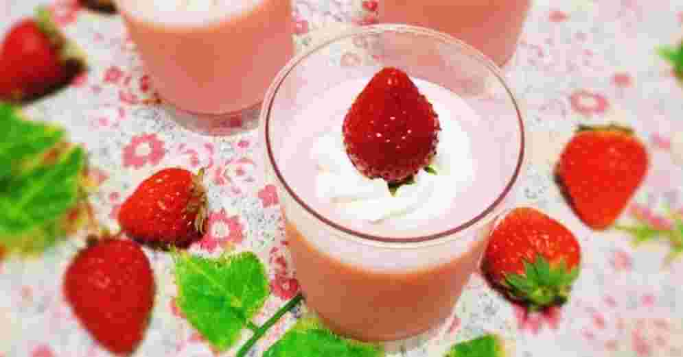 春スイーツ♪簡単いちごミルクプリン