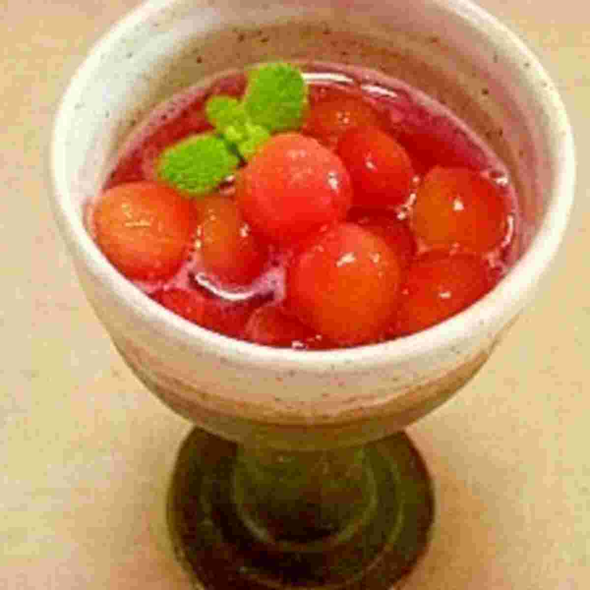 レンジでさくらんぼのコンポート