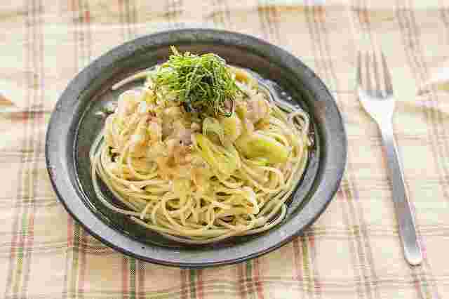 和風パスタのジンジャーおろしスパゲティ