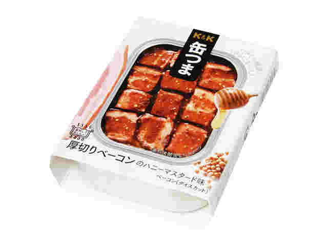 缶つま厚切りベーコンのハニーマスタード