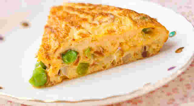 春野菜のオムレツ