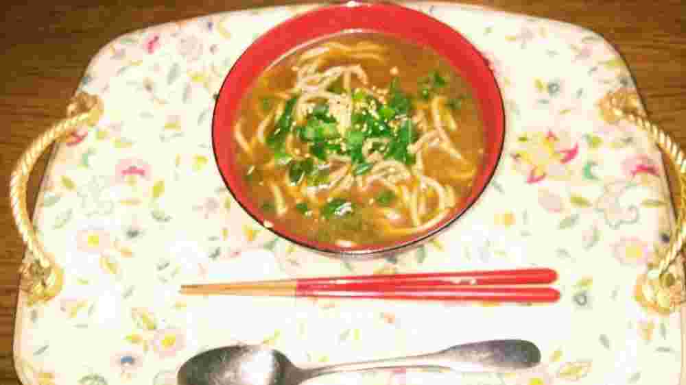 超簡単なレトルトカレーを使ったカレーそば