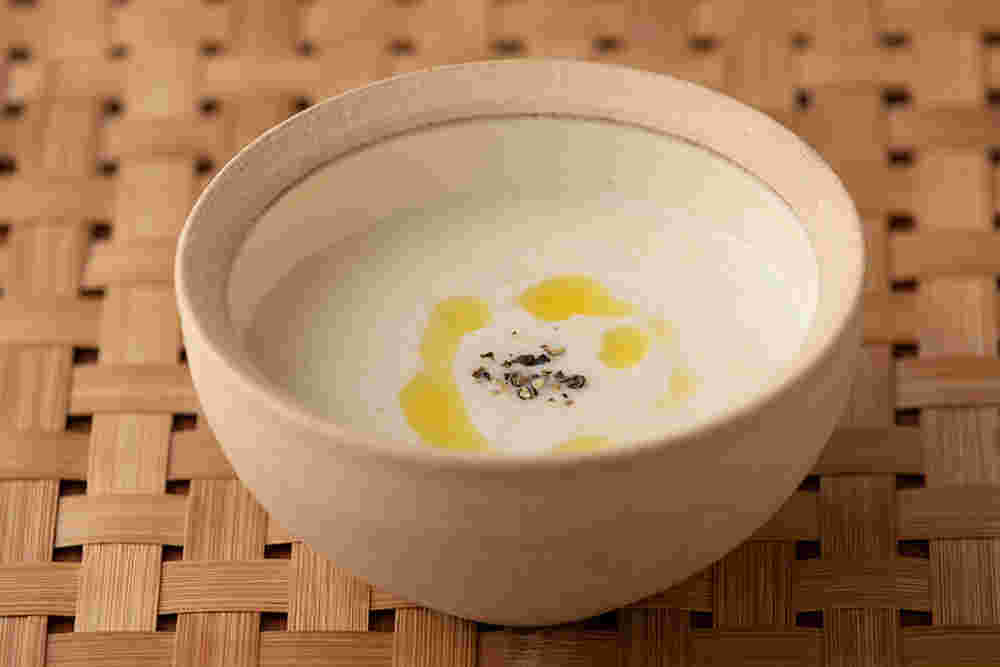 長芋豆乳スープ